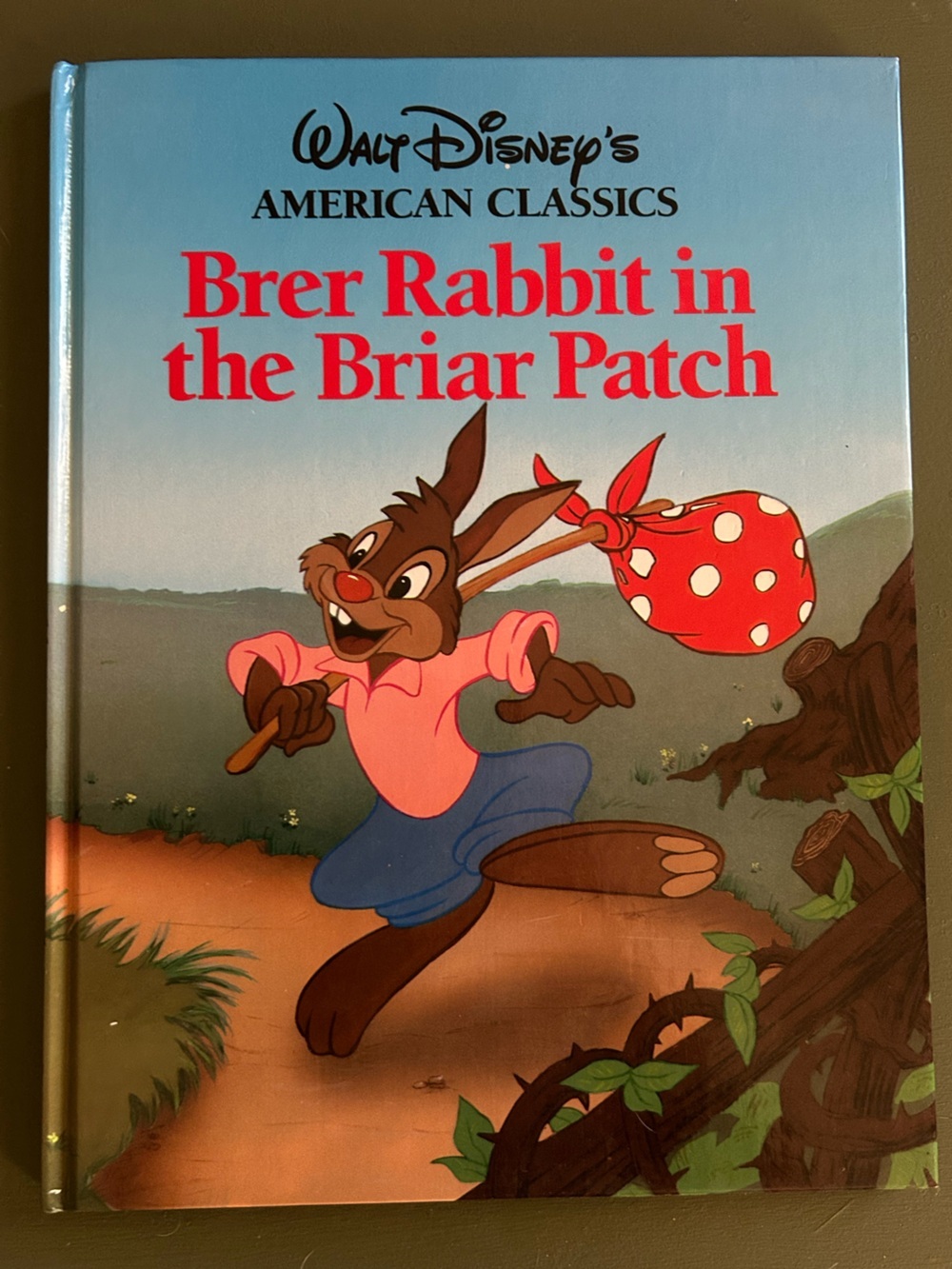 Disney's Brer Rabbit in the Briar Patch 1990 Oversize Book Walt Disney’s Classic